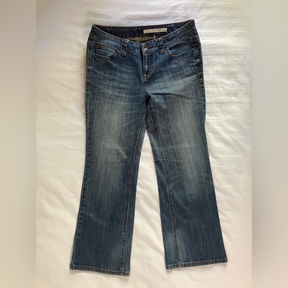 DKNY Boot Cut Medium Wash Jeans Size 10 Petite